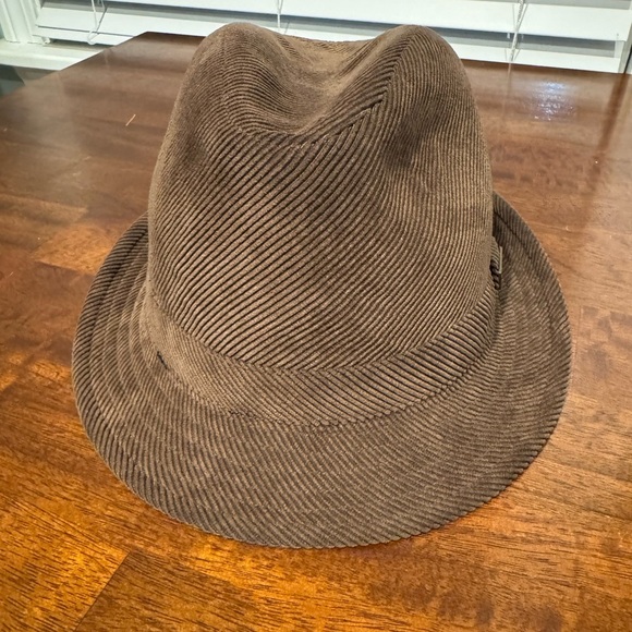 Henschel Hat Co Brown Corduroy Fedora Size L - Picture 3 of 6